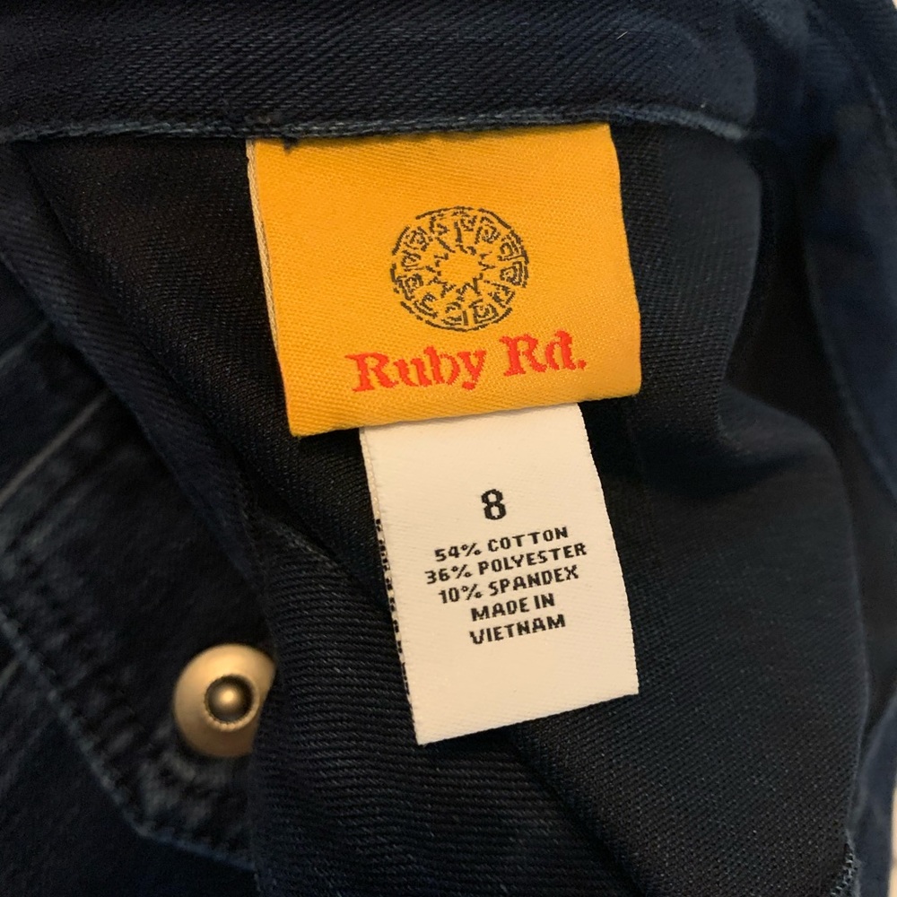 Ruby Rd. Dark Denim Jacket - Picture 5 of 5